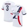 Officiële Voetbalshirt Paris Saint-Germain Presnel Kimpembe 3 Uit 2024-25 - Heren